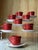 Mid-Century Dutch Ceramic Espresso Cups and Saucers from Huizen Holland, 1970s, Set of 16 For Sale - Image 10 of 13