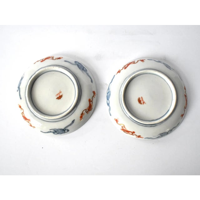 Pair of Antique Japanese Meiji Period Imari Dishes For Sale - Image 11 of 12