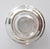 Metal Vintage Sterling Silver & Glass Match Striker Holder For Sale - Image 7 of 9