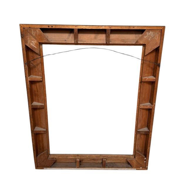 Art Deco Large Macassar Ebony Picture Frame, 1930s For Sale - Image 4 of 9