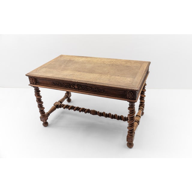 French Barley Twist Writing Desk For Sale - Image 6 of 17