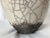 Vintage White Raku Vase, in Flawless conditions. Designed 1980 to 1989