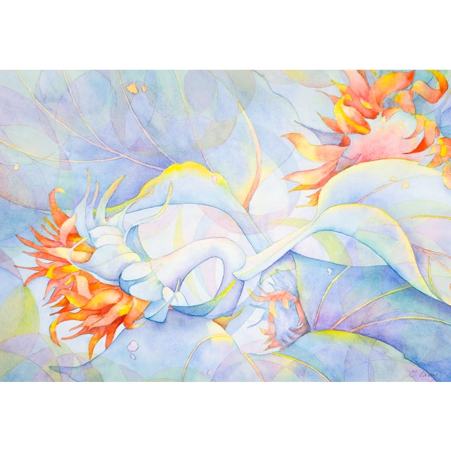 Why This Work Matters Parry reimagines sunflowers as a dreamlike choreography of twisting stems, translucent leaves, and...