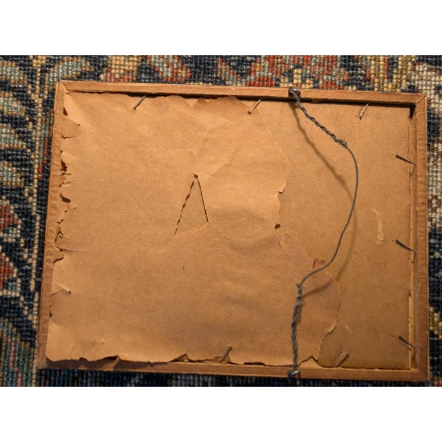 1950s Miriam Sommenburg Woodblock Print, 1940's, Titled Zarathustra For Sale - Image 5 of 6