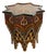 Moorish Middle Eastern Polychrome Star Shaped Drink Table For Sale