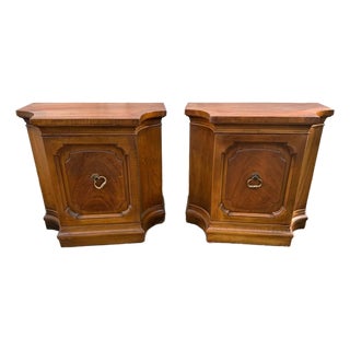 Pair of Neoclassical Style Davina Collection Nightstands by Drexel For Sale