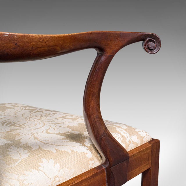 Antique Gentleman's Elbow Chair, English, Morning Room Seat, Georgian, c.1800 For Sale - Image 11 of 12