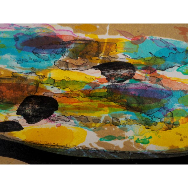 Jacques Poli, Couple of Parakeets, 1989, Original Lithograph For Sale - Image 6 of 9