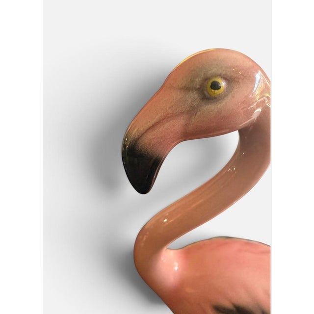 Vintage 1940’s MCM Will George Ceramic Flamingo Statue For Sale In Los Angeles - Image 6 of 12