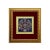 Burgundy Oriental Chinese Embroidery Flower Framed Wall Decor For Sale - Image 8 of 8