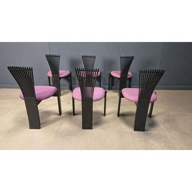 Wood Totem Chairs by Torstein Nilsen for Westnofa, 1980s, Set of 6 For Sale - Image 7 of 13