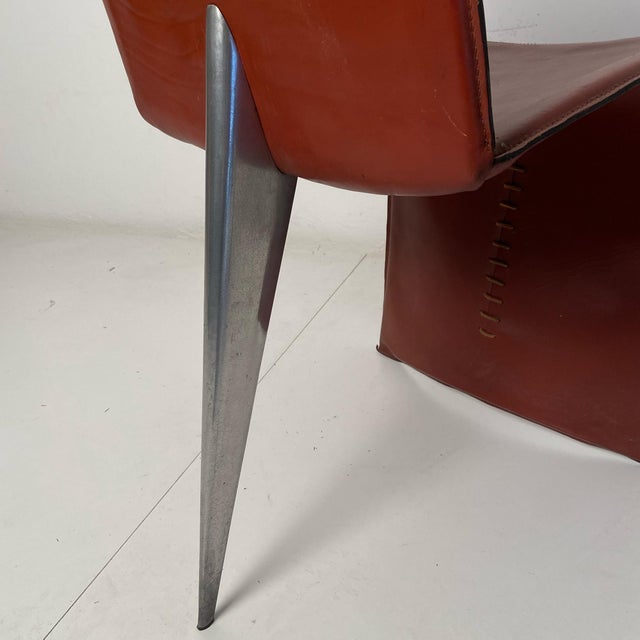 1980s Ed Archer Chair by Philippe Starck for Aleph, Driade Spa, 1987 For Sale - Image 5 of 8