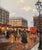 Pair of Mid-Century Paris Street Scene Oil Paintings Signed Robert Lebron For Sale - Image 14 of 18