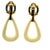 1970s 1970s Italian Modernist 18k Gold Diamond and Sculpted Natural Bone Drop Earrings, A Pair For Sale - Image 5 of 13