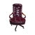 1994 Classic Leather Burgundy Top-Grain Leather Tufted Executive Swivel Chairs – Pair For Sale - Image 12 of 12