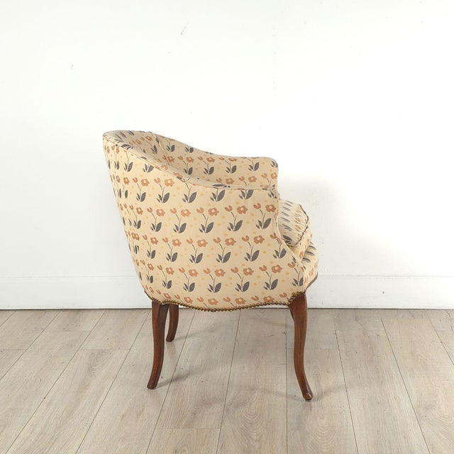 1900 - 1909 Upholstered Desk Chair, England Circa 1900 For Sale - Image 5 of 8