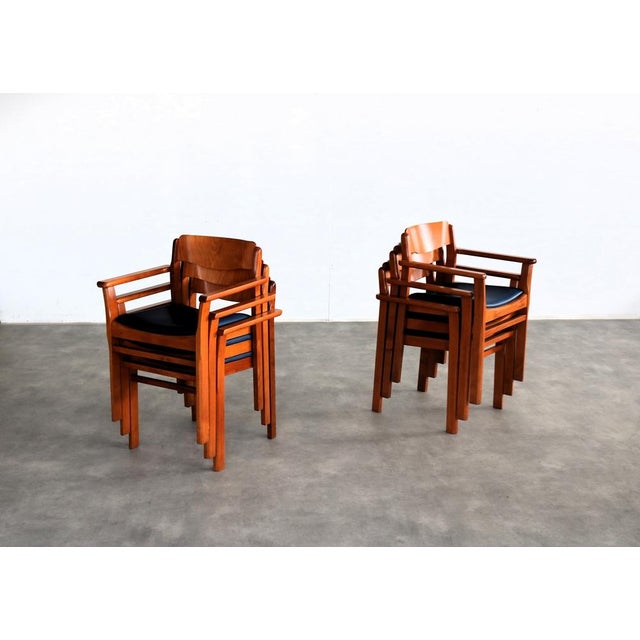 Vintage Stackable Dining Chair, 1980s, in Good conditions. Designed 1980 to 1989