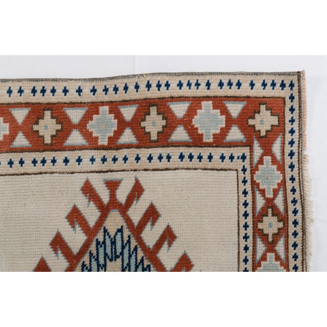 Mid 20th Century Anatolian Decorative Oushak Runner For Sale - Image 6 of 10