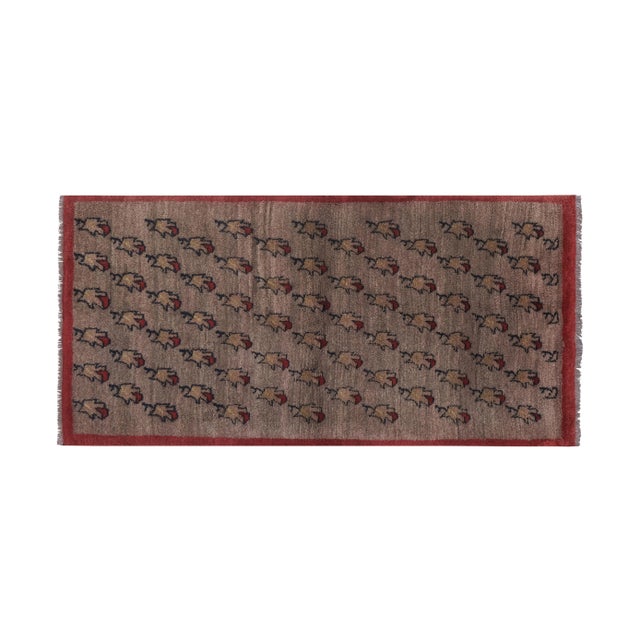 Vintage Organic Wool Turkish Tulu Rug 3'7'' x 6'11'' 43'' x 83'' / 110 x 210 Cm Hand woven with high quality pure wool...