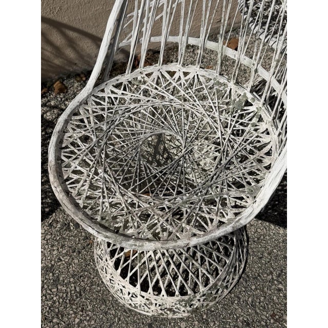 Vintage Russell Woodard Mid Century Modern Spun Fiberglass Patio Dining Set 5 Pc For Sale - Image 18 of 18