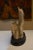 1970s 1970s Carved Stone Jasper Granite Double Horse Head Statue on Oval Black Base For Sale - Image 5 of 12