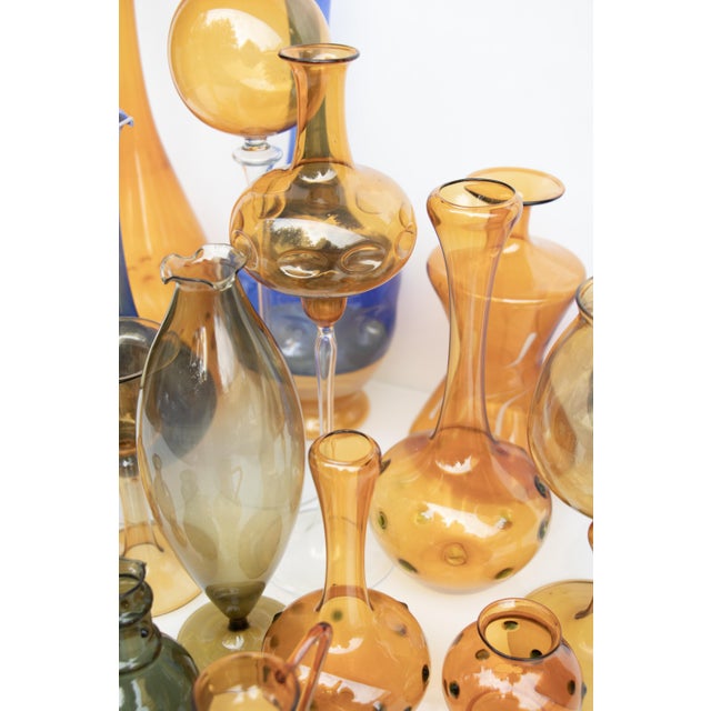 1960s Glass Vases from Bimini, Lauscha, Set of 18 For Sale - Image 5 of 8