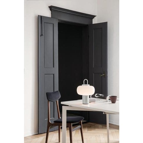 Nox Wireless Lamp in Opaline Glass & Aluminum from Alfredo Häberli For Sale - Image 16 of 18