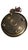 Vintage Brass Bouillotte Lamp With Drum Shade For Sale - Image 10 of 14
