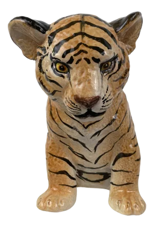 Vintage Ceramic Italian Tiger Cub