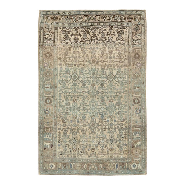 Galerie Shabab Collection Mid-20th Century Persian Malayer Accent Rug For Sale