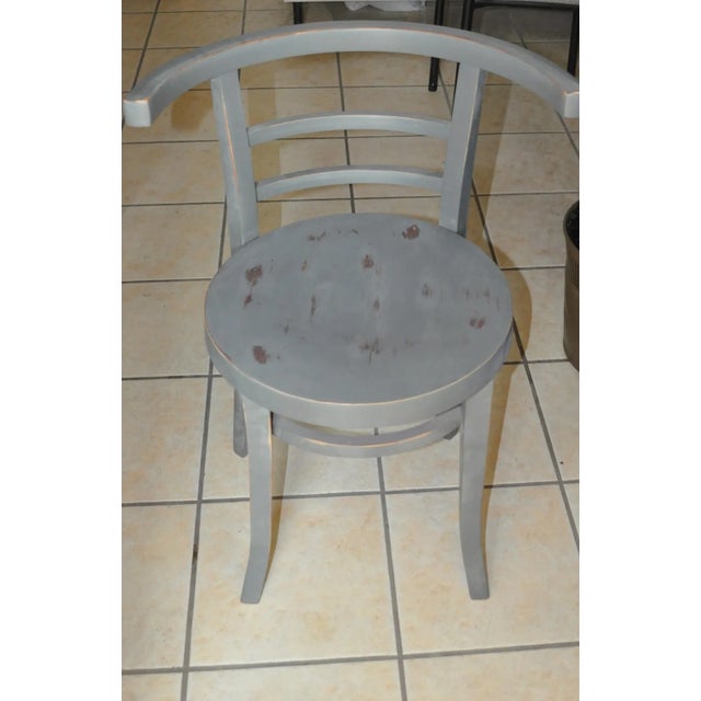 Rustic Set of Bistro Chairs from Thonet, 1930 For Sale - Image 3 of 7