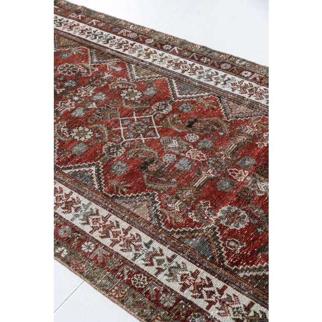 District Loom Vintage Malayer Runner Rug For Sale - Image 4 of 11