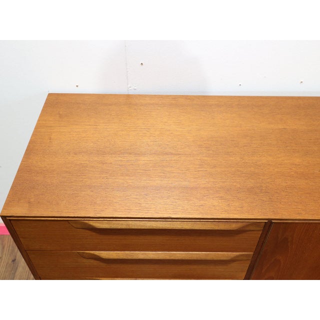 Brown 1960s Mid Century Modern VIntage Teak Sideboard Credenza by McIntosh For Sale - Image 8 of 15