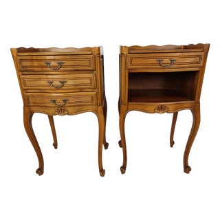 Louis XV Bedside Tables, 1970s, Set of 2 For Sale