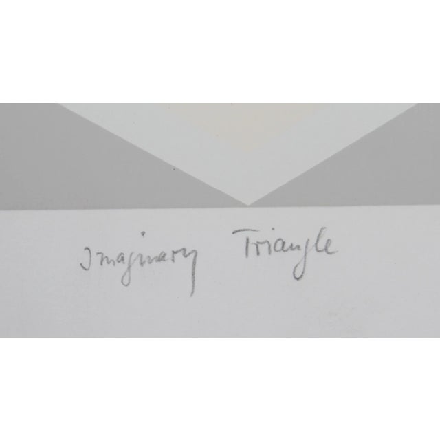 Imaginary Triangle Peters, Jurgen Year: 1981 Serigraph, signed and numbered in pencil Edition: AP Size: 27 in. x 27 in....