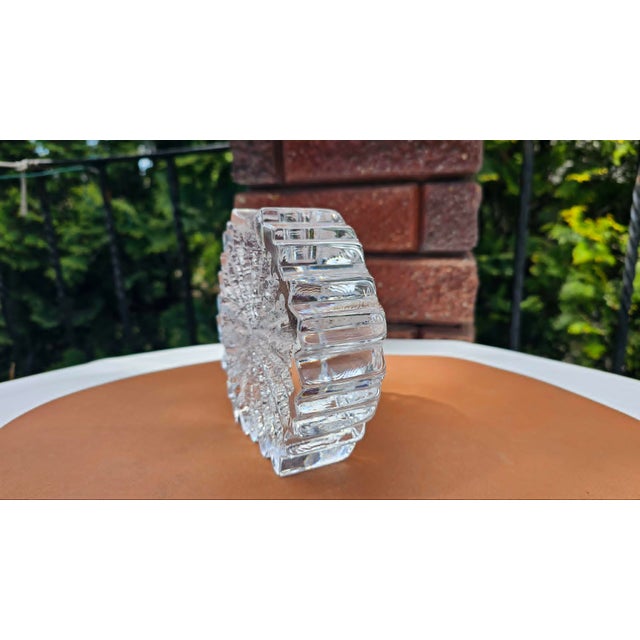 Nautilus Glass Vase by Willy Johansson for the Norwegian Glassworks Hadeland Glassverk, 1960s For Sale - Image 3 of 7