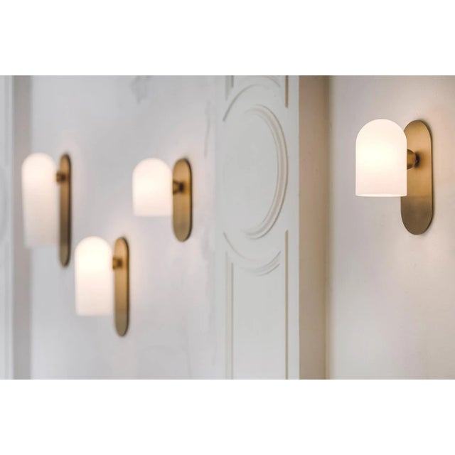 Odyssey Wall Sconce Large Polished Nickel For Sale - Image 4 of 12