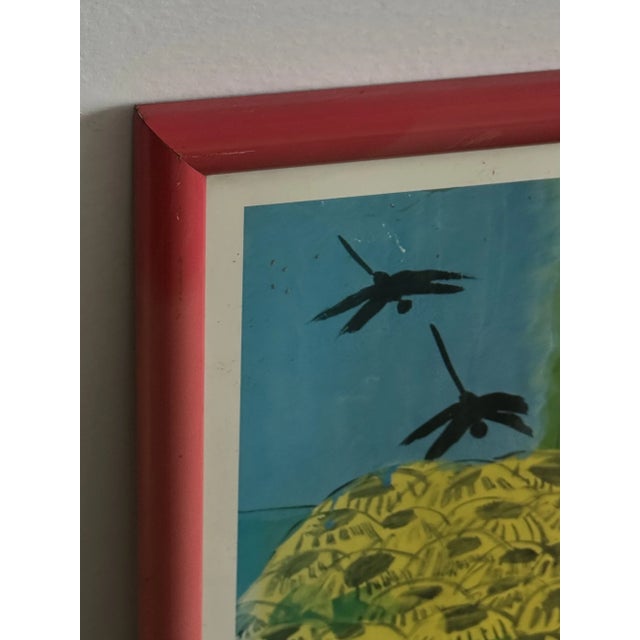 W40.75 H26 “I Love Long Summer” by Walasse Ting, a Chinese American artist. known for his vibrant works. In this piece...