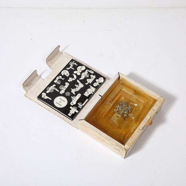 This exquisite Mid-Century Modernist mini puzzle sculpture, titled "Portrait De Michelle" by renowned Spanish artist...