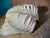 Antique White Ruffled Clamshell, Large, With Coral Color For Sale - Image 8 of 14