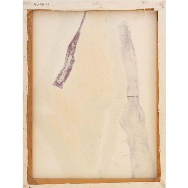 Textile Jack Roth Untitled Acrylic on Canvas, 1978 For Sale - Image 7 of 10