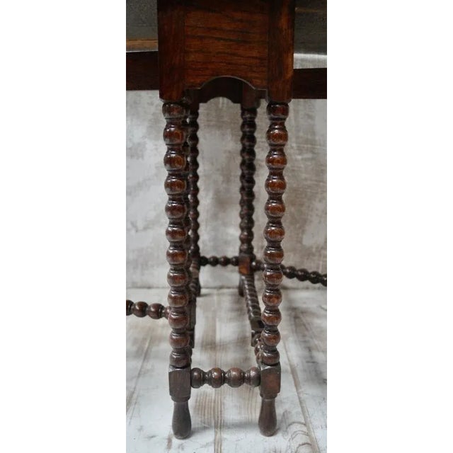 Wood Antique Oak Table, 1890 For Sale - Image 7 of 10