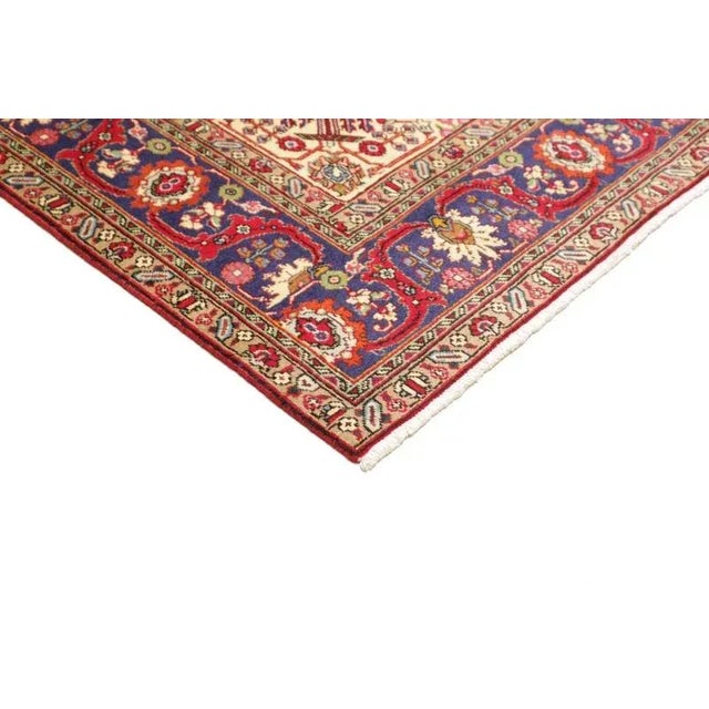 Middle Eastern Hand-Knotted Tabriz Rug For Sale - Image 5 of 11