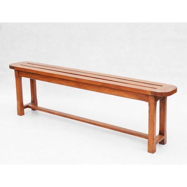 French Provincial Garden Table and Bench, 1980, Set of 2 For Sale - Image 6 of 13