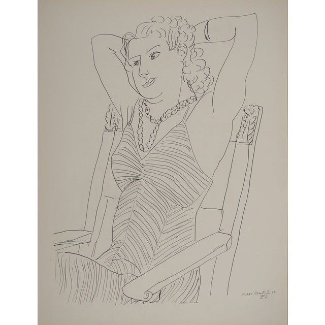 Henri Matisse, Femme au repos, Lithograph For Sale
