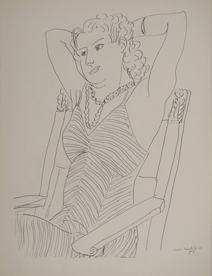 Henri Matisse, Femme au repos, Lithograph