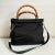 Gucci Diana Bag Bamboo Top Handle Vintage Black Nylon Shoulder Purse Two Way Tote For Sale - Image 10 of 12