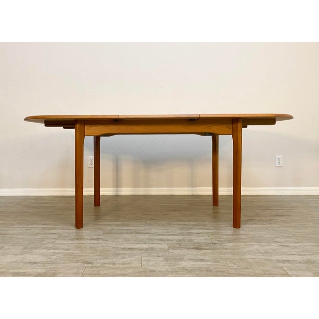 Danish Teak Mid Century Modern Dining Table Chairish