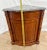 Wood 1990s Vintage Corner Cabinet With Swing Drawer Marble Top Removable Shelf Column Sides For Sale - Image 7 of 8