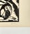 Reuven Rubin, Rare 1923 Cubist Reuven Rubin Woodcut Woodblock Print Israeli Hasidic Judaica For Sale - Image 4 of 13